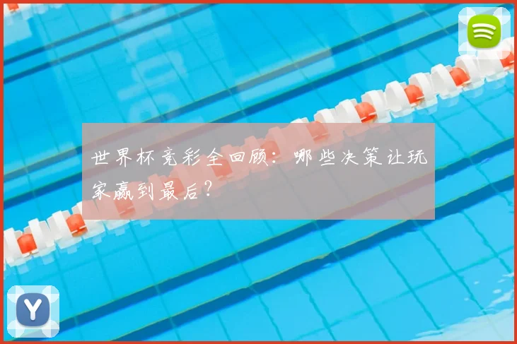 世界杯竞彩全回顾:哪些决策让玩家赢到最后?